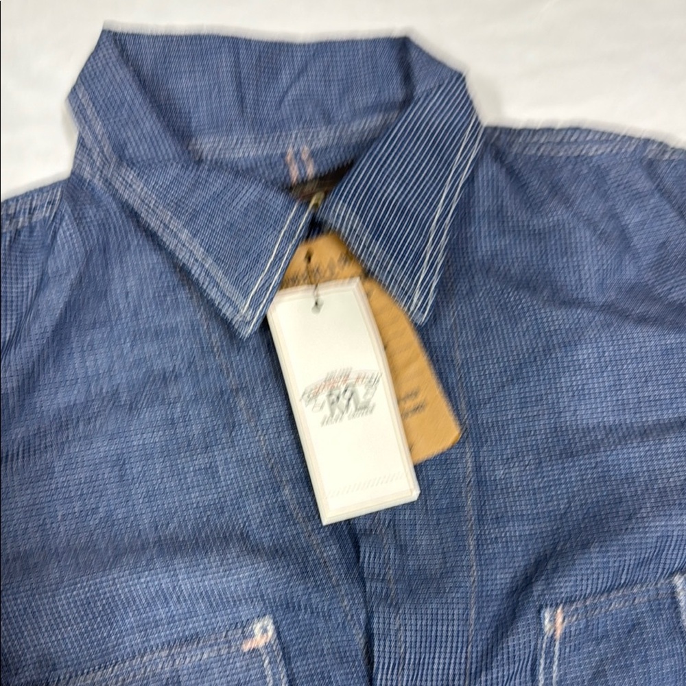 Ralph Lauren Double RL Blue Workwear Jumpsuit/overall 100% cotton made in Tunis - Picture 3 of 16